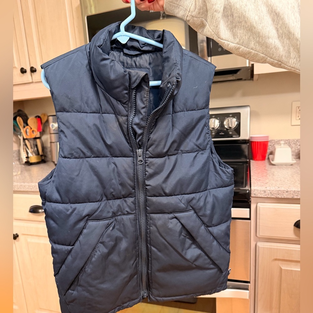Kids Navy Puffer Vest
